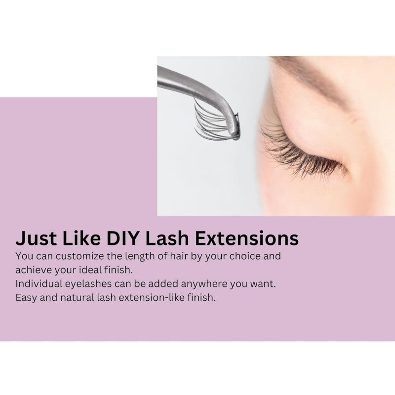 DUP Quick Extension False Eyelashes #06 V Type Volume