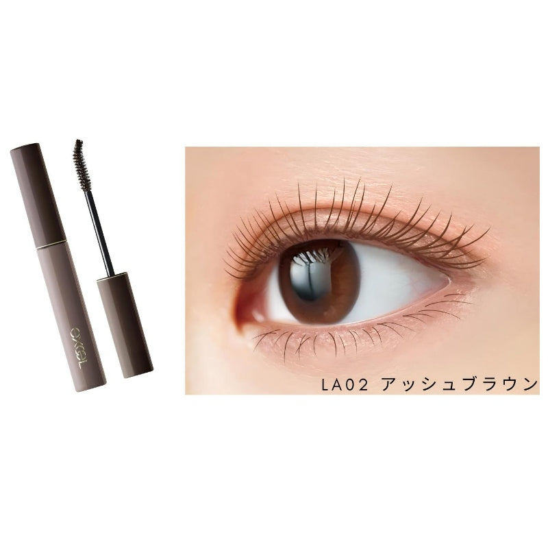 Excel Long & Color Dlash Mascara #LA02 Ash Brown