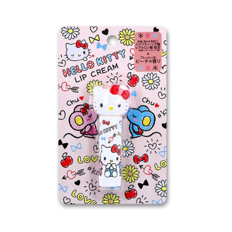 Sanrio Moisturizing Lip Balm Hello Kitty Fresh Peach 4g