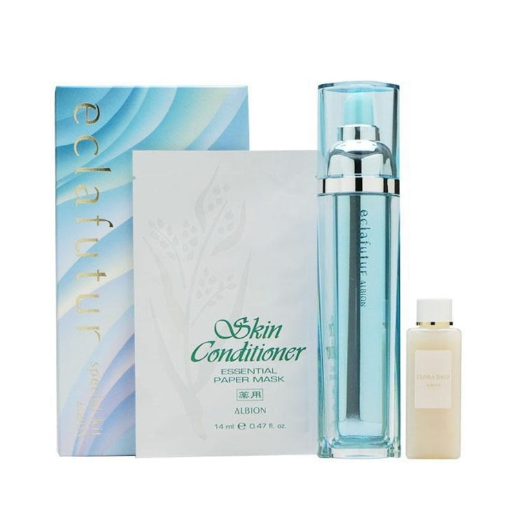 Albion Clafutur Special Care Kit (Essence 60ml +Lotion 35ml+Oil 12ml+Face Mask 2pcs)