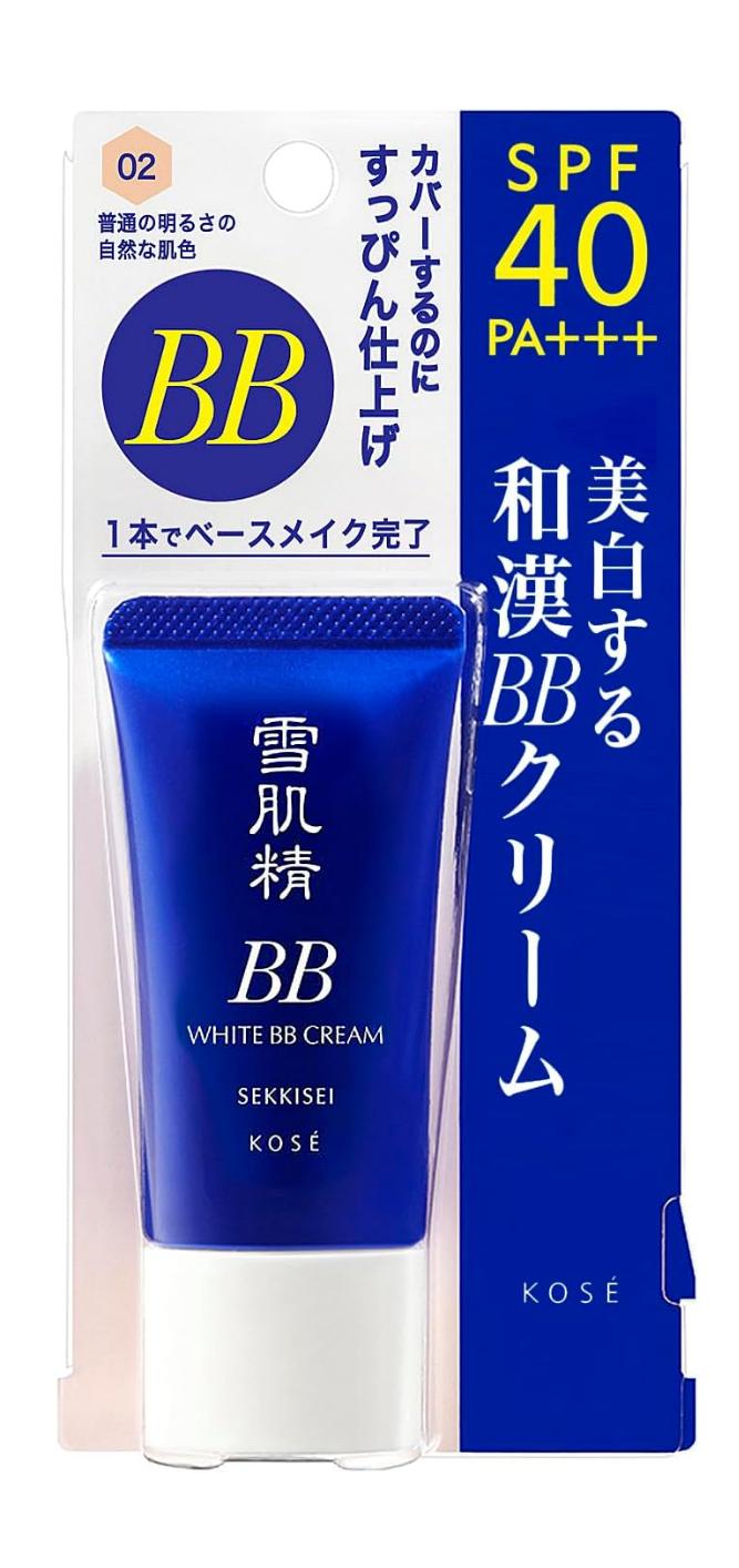 Kose Sekkisei White BB Cream #02 Natural Skin Tone With Normal Brightness 30g