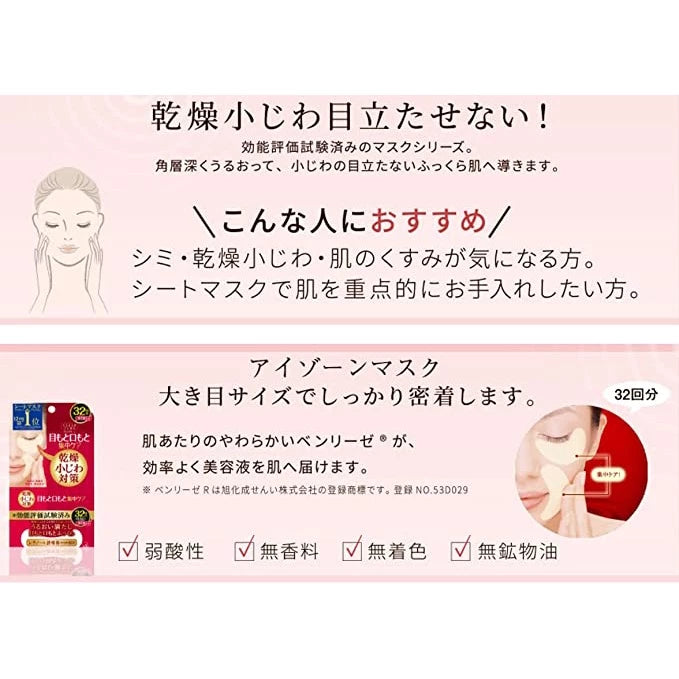 Kose Cosmeport Clear Turn Moist Charge Eye Zone Mask 32pairs