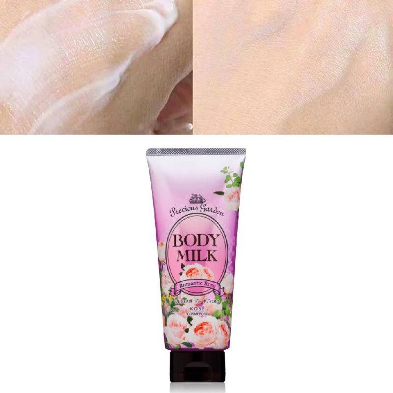Kose Precious Garden Body Milk Romantic Rose 200g