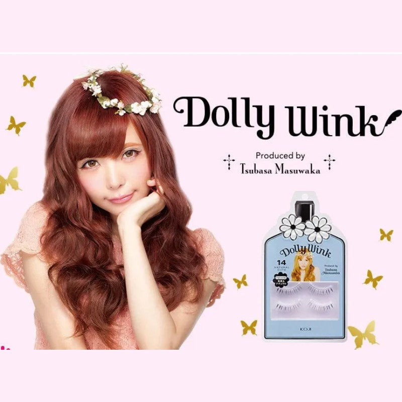 Koji Dolly Wink False Eyelashes No.14 Natural Cute For Lower Eyelashes