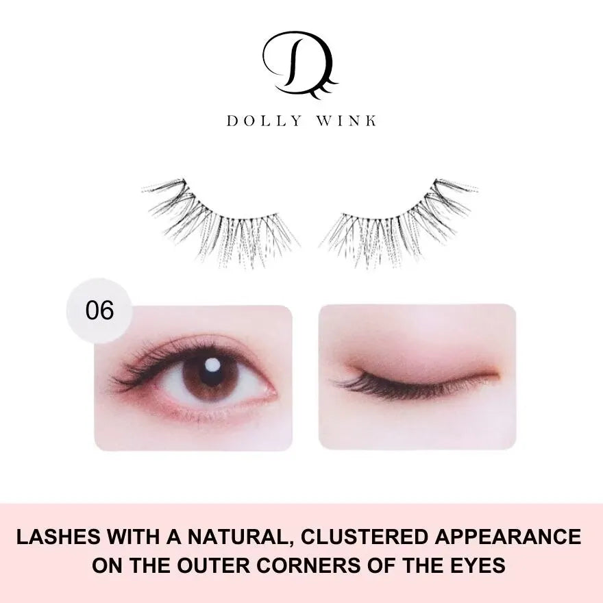 Koji Dolly Wink Salon Eye Lash No.6 Bundled Gorgeous Swan