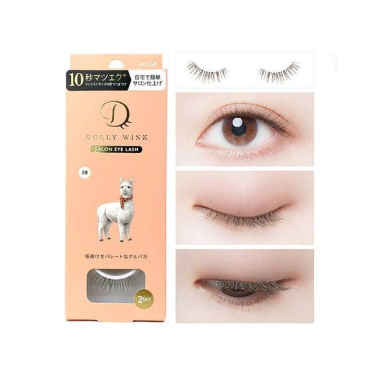 Koji Dolly Wink Salon Eye Lash No.8 Refined Separated Alpaca