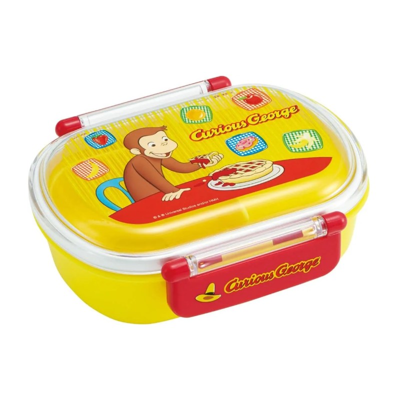 Skater Children's Antibacterial Lunch Box Curious George 360ml
