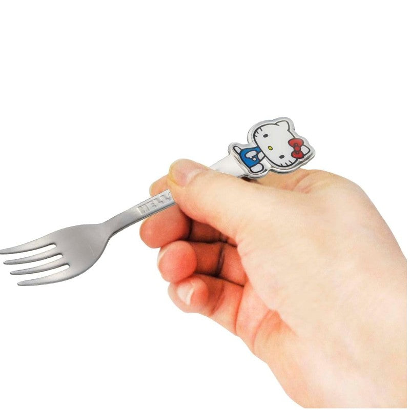 Skater Children Stainless Steel Die Cut Fork Hello Kitty