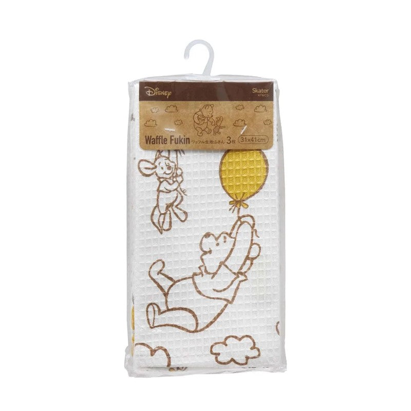 Skater Waffle Dough Towels Winnie The Pooh 31*41cm 3pcs