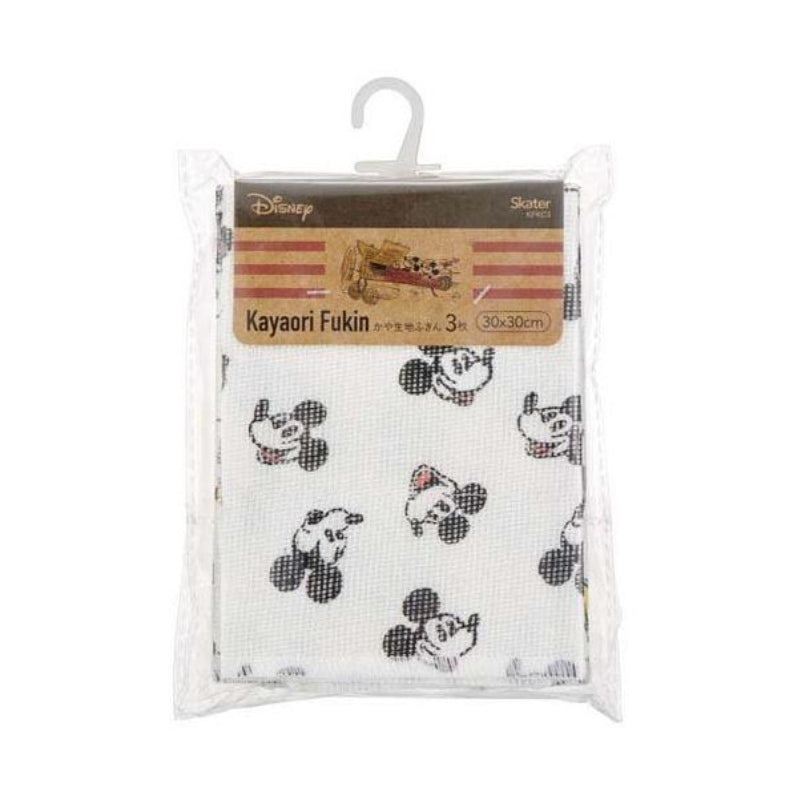 Disney Waffle Fabric Dishcloth Mickey 30*30cm 3pcs
