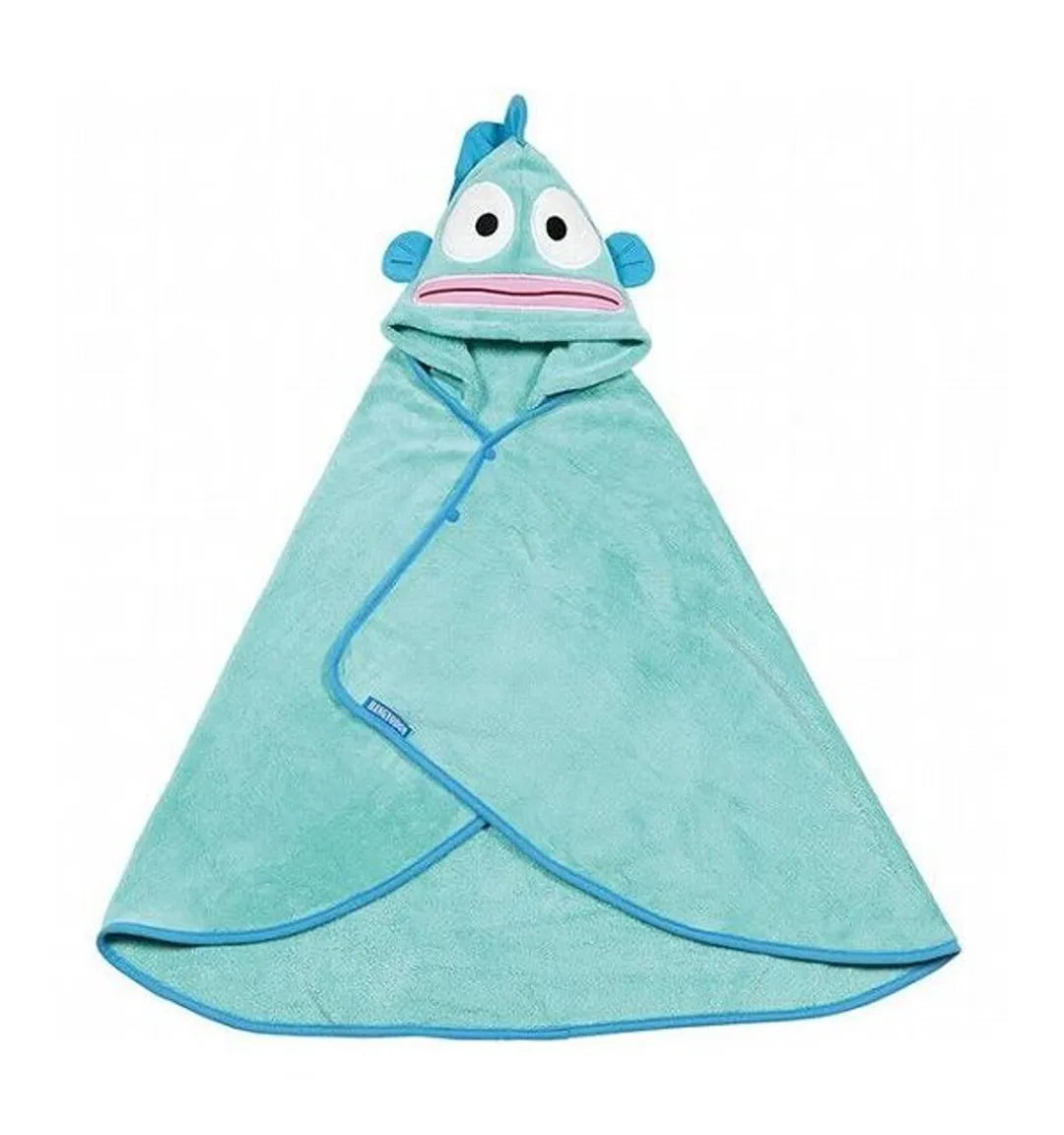 Skater Quick Drying Bath Towel with Cap Hangyodon