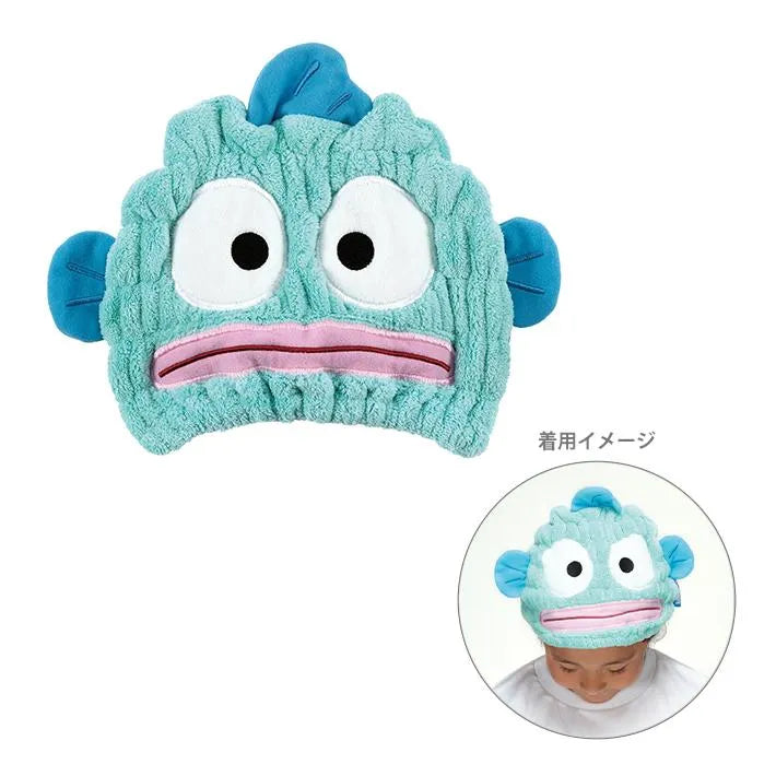 Sanrio Absorbent Quick Drying Towel Cap Hangyodon