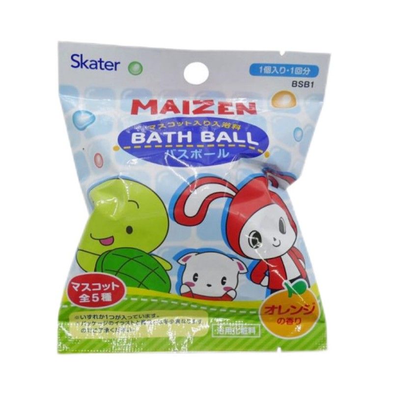 Skater Maizen Sisters Bath Ball Orange Scent
