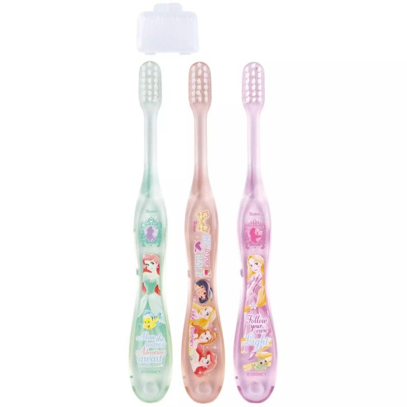 Skater 3-5 Years Old Children's Toothbrush Disney Princess 3pcs