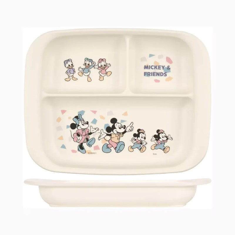 Skater Kids Divided Plate Mickey& Friends 470ml