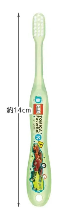 Skater Tomica Toothbrush with Cap For 3-5 Years Old 3pcs