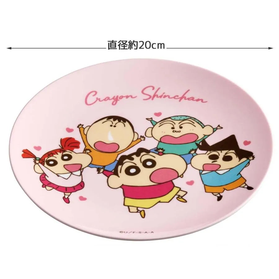 Skater Crayon Shin-chan Plate 20cm