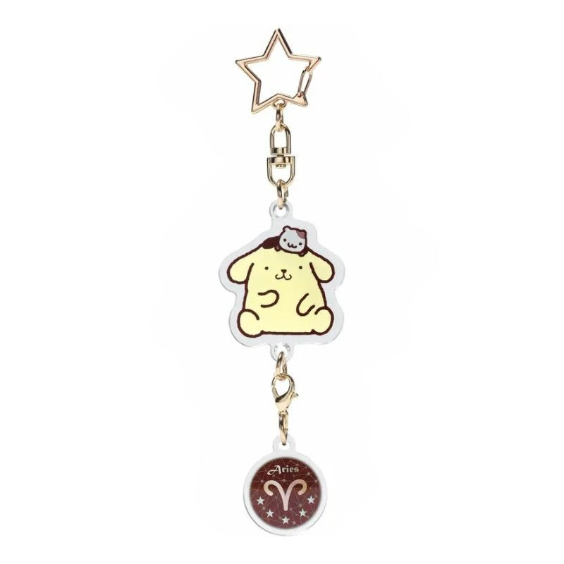 Skater Acrylic Zodiac Sign Keyring Pompompurin Aries