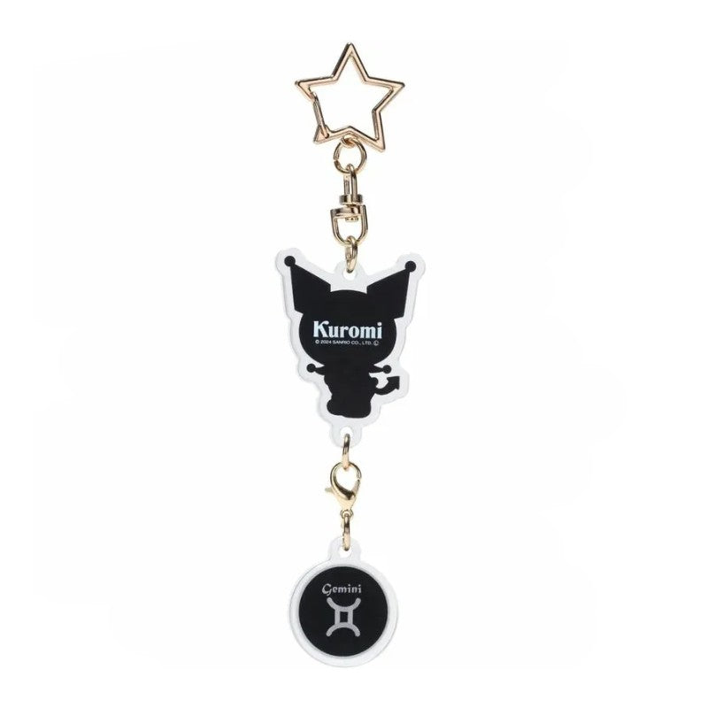 Sanrio Acrylic Zodiac Sign Keychain Kuromi Gemini