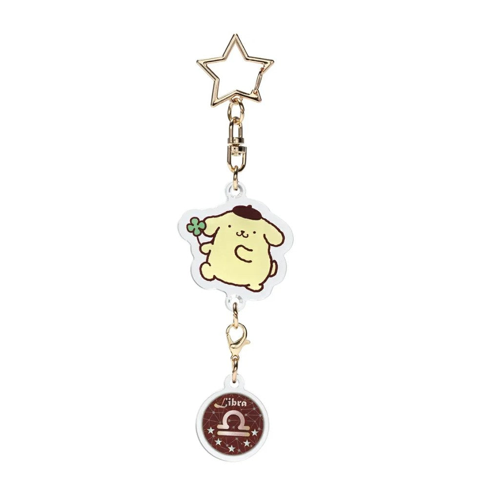 Skater Acrylic Constellation Keychain Pompompurin Libra