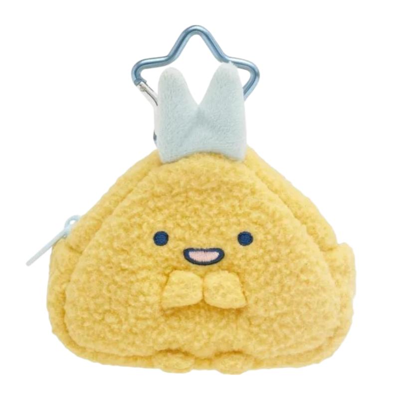 San-X Mini Plush Pouch with Carabiner Sumikko Gurashi Ajifurai No Shippo