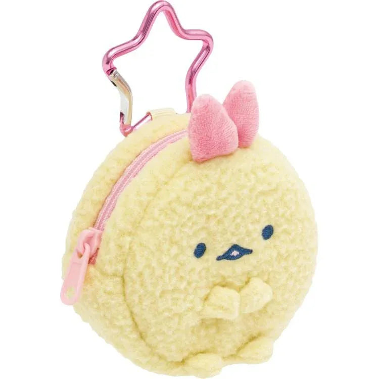 San-X Mini Plush Pouch with Carabiner Sumikko Gurashi Dreaming Idol Ebiten No Shippo