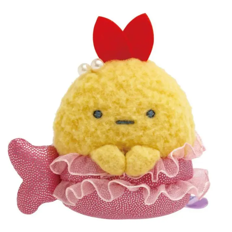 San-X Tenori Plush SS Sumikko Gurashi Penguin Lagoon Ebifurai no Shippo Fried Shrimp Tail Mermaid