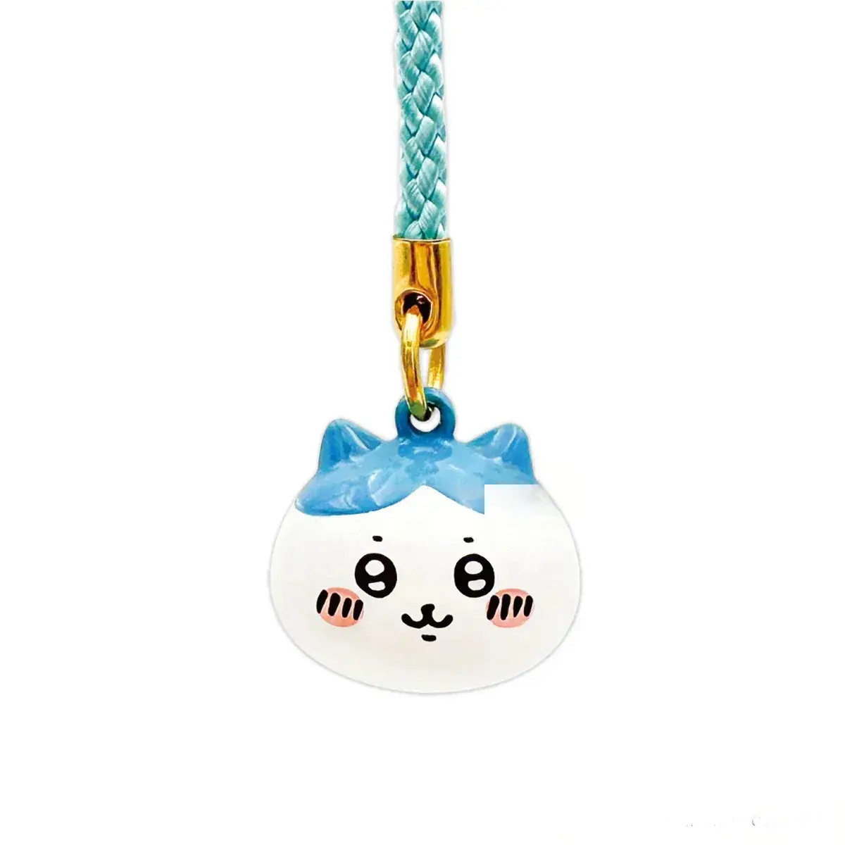 Chiikawa Tiny Charm Face-shaped Bell Netsuke Hachiware