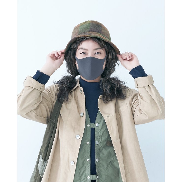 Arax Pitta Mask Gray Regular Size Mask 3pcs