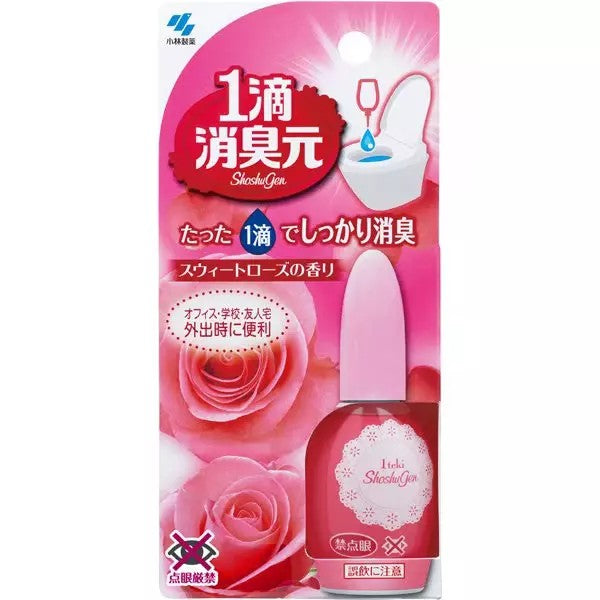 Kobayashi One-Drop Shoshugen Liquid Deodorizer Sweet Rose 20ml