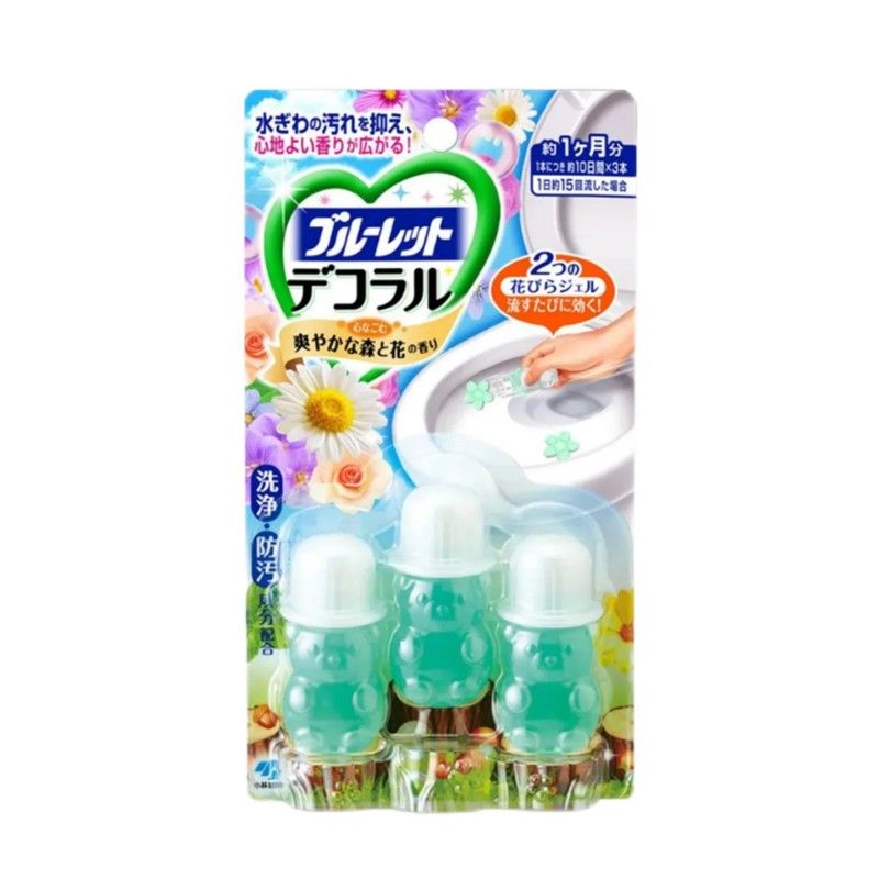 Kobayashi Pharmaceutical Petal Toilet Cleaning Gel Forest Flower Scent