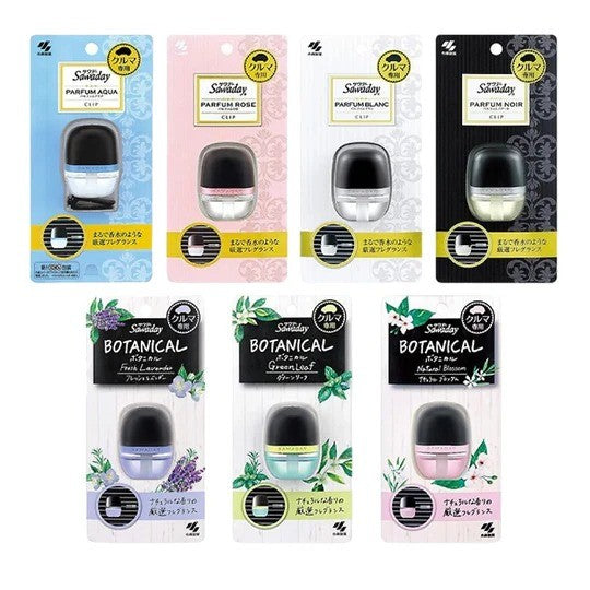 Kobayashi Sawaday Botanical Car Air Freshener Parfum Noir 6ml