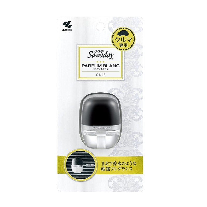 Kobayashi Sawaday Car Air Vent Clip-On Aromatherapy Parfum Blanc 6ml