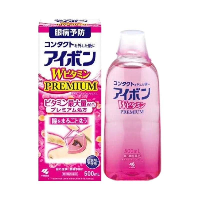 Kobayashi Seiyaku Premium Double Vitamin Care Eye Wash 500ml
