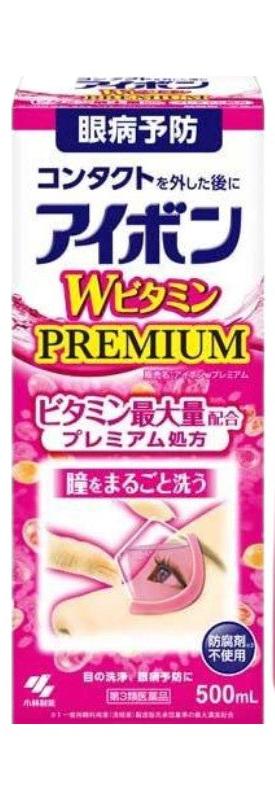 Kobayashi Seiyaku Premium Double Vitamin Care Eye Wash 500ml