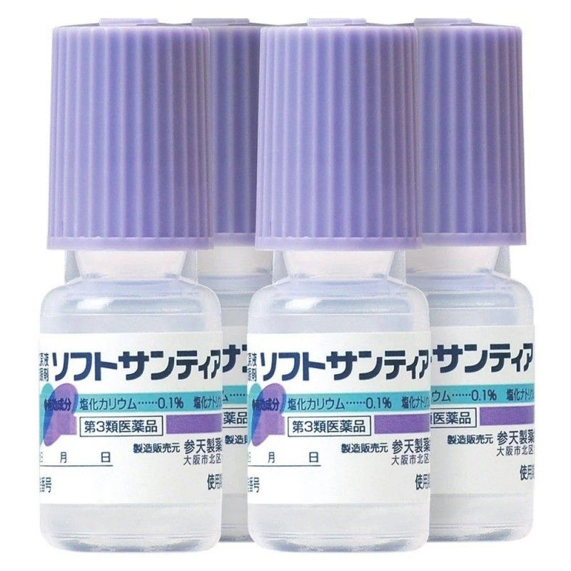 Santen Soft Santear Eye Drops 4pcs