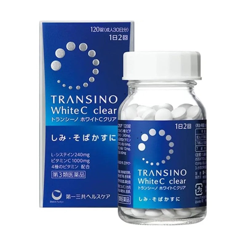 Daiichi Sankyo Transino White C Premium 120 Tablets