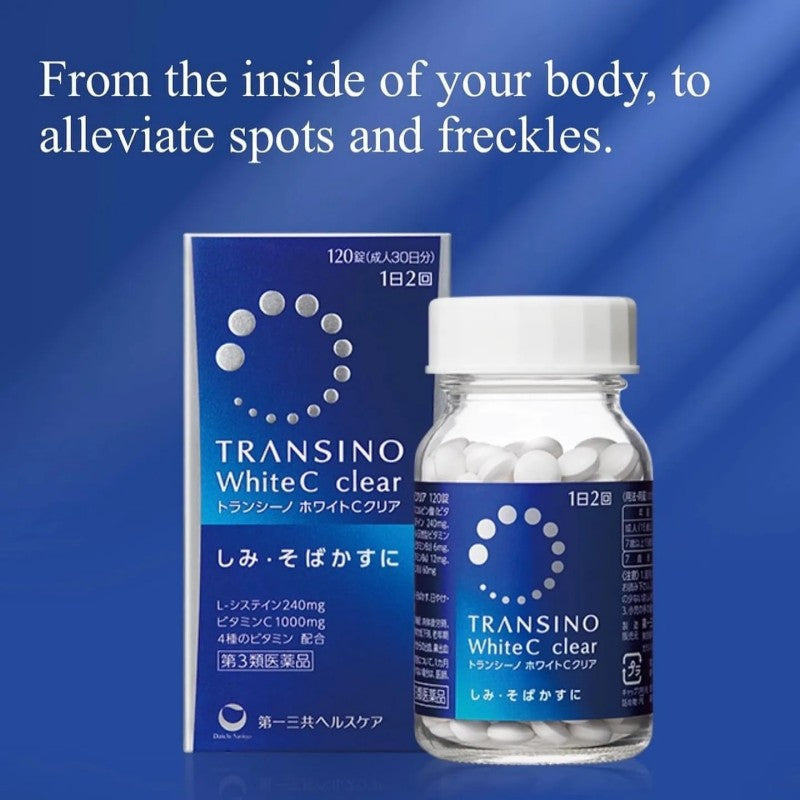 Daiichi Sankyo Transino White C Premium 120 Tablets