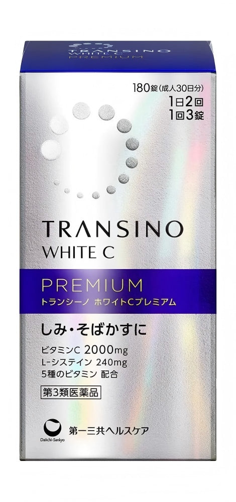 Daiichi Sankyo Transino White C Premium 180 Tablets