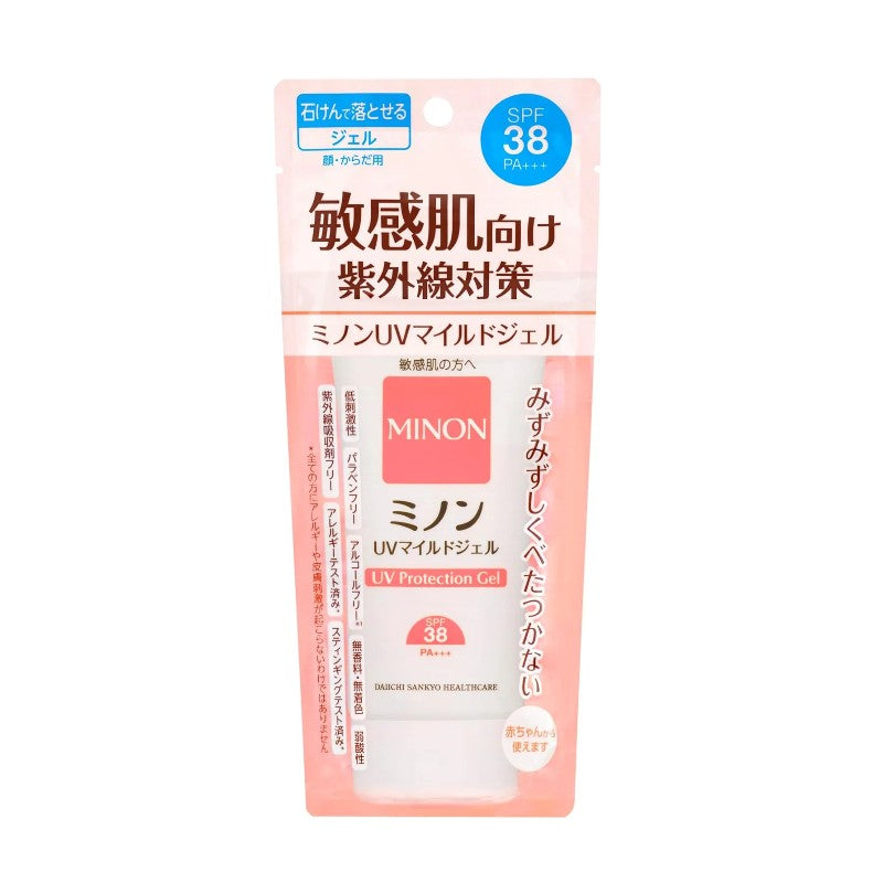 Minon UV Mild Gel Sunscreen SPF38 70g