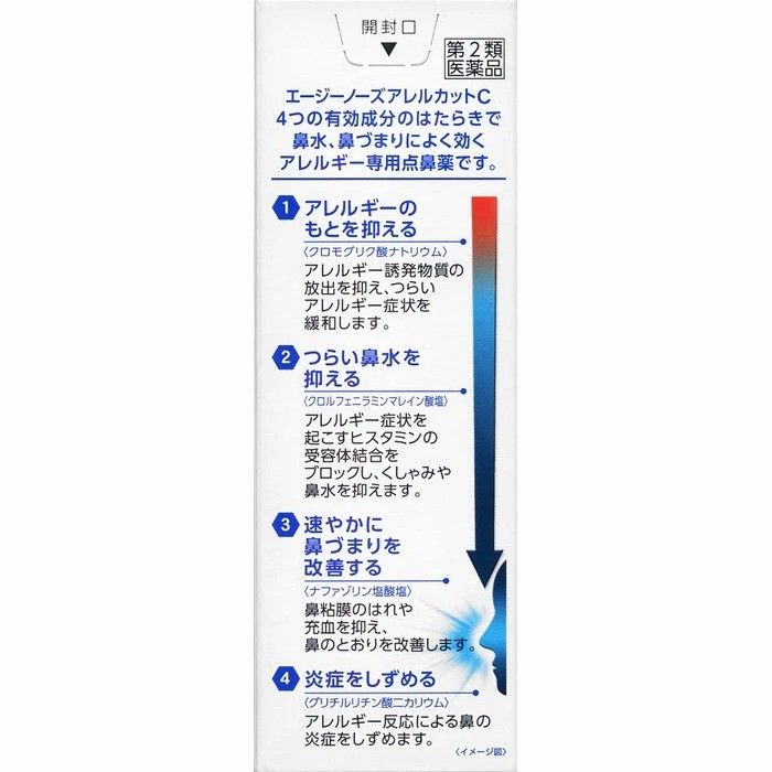 Daiichi Sankyo第一三共 AG过敏性鼻炎塞喷剂蓝色清凉型 15ml