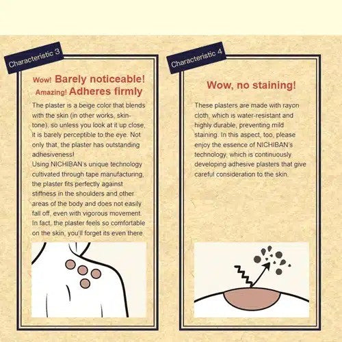 Nichiban Roihi-Tsuboko Muscle Pain Relief Patch Cool 156pcs