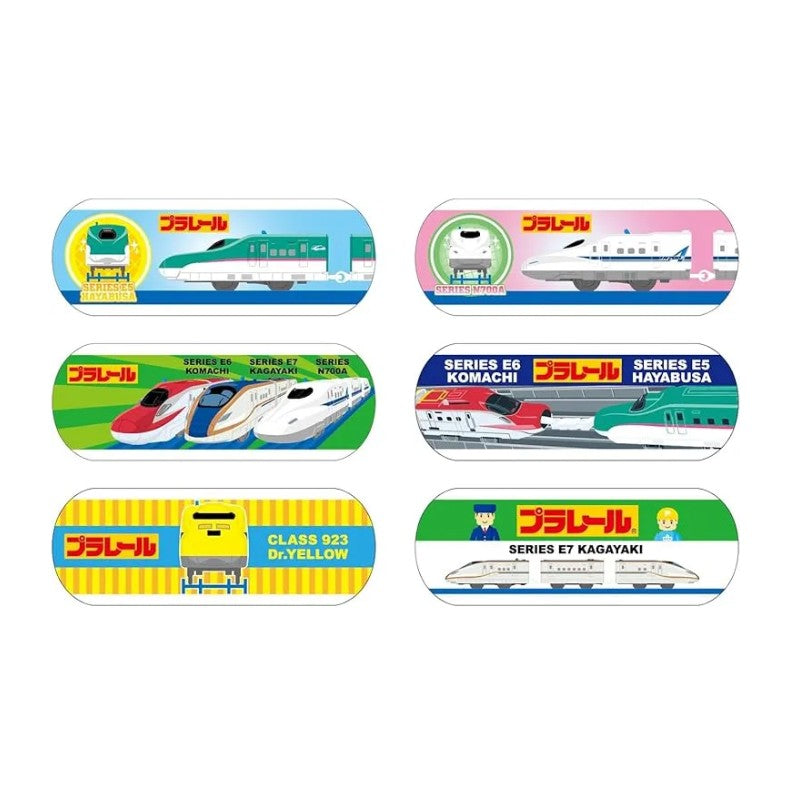 Nichiban Waterproof Band-Aid Careleaves Character Plarail 16pcs