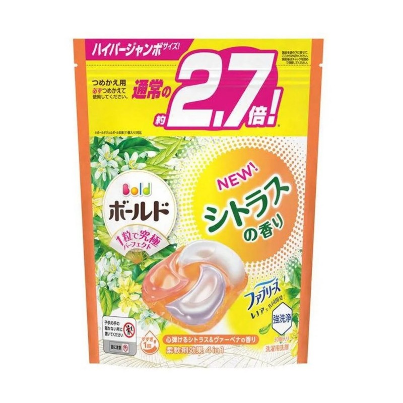 P&G Bold Laundry Detergent Gel Ball Citrus Scent