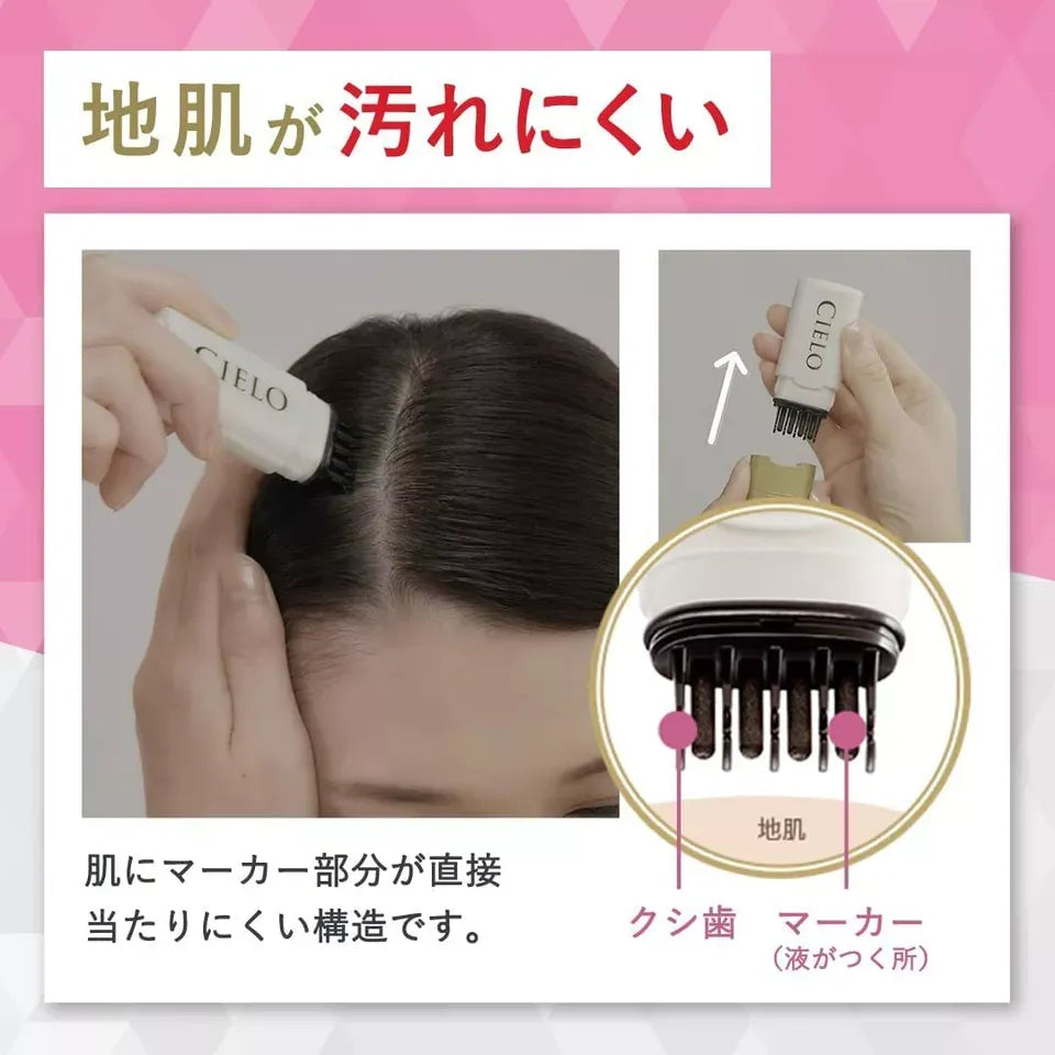 Hoyu Cielo 1-Day Cover Gray Comb Hair Color Dark Brown 9ml
