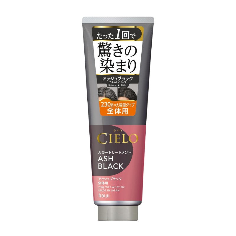 Hoyu Cielo Color Hair Dye Treatment Ash Black 230g