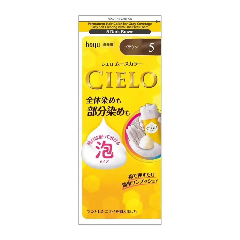 Hoyu Cielo Mousse Color #5 Dark Brown