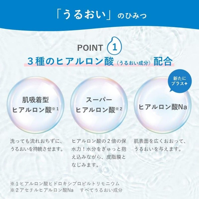 Rohto Hada Labo Gokujyun Hyaluronic Acid Foaming Face Wash 160ml
