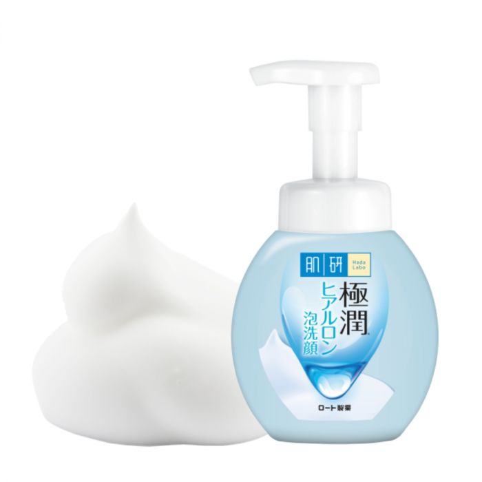 Rohto Hada Labo Gokujyun Hyaluronic Acid Foaming Face Wash 160ml