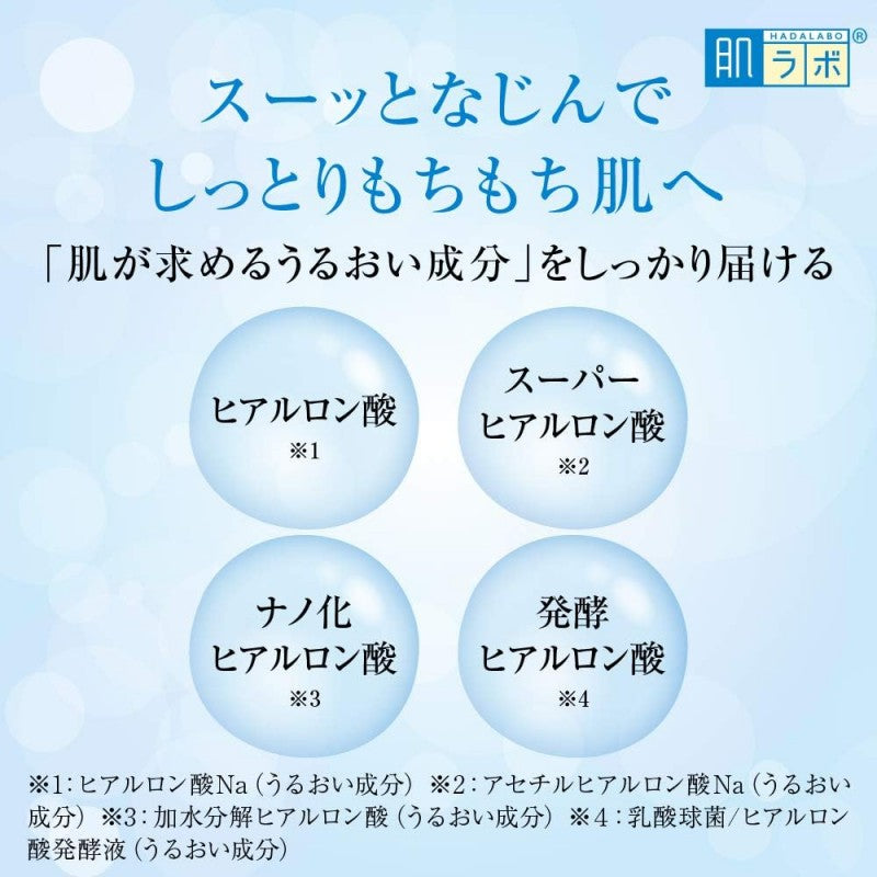 Rohto Hadarabo Gokujyun Hyaluronic Moisture Lotion Light 170ml